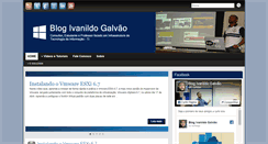 Desktop Screenshot of ivanildogalvao.com.br